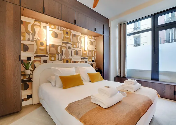 Апартаменты Superb -1br-4p- Montmartre Париж