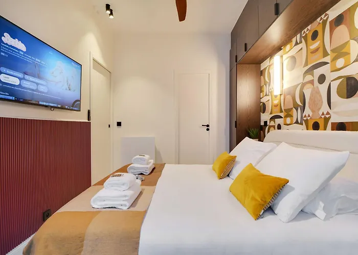Апартаменты Superb -1br-4p- Montmartre Париж