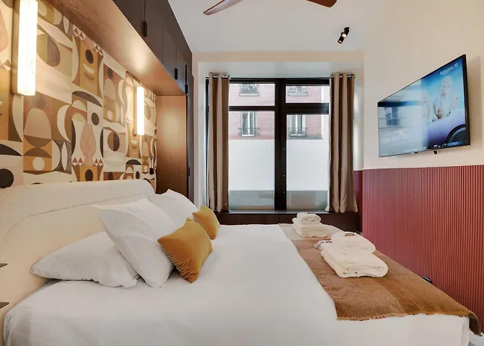 Апартаменты Superb -1br-4p- Montmartre *